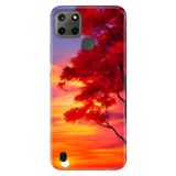 Realme Realme C21Y - C25Y ile Uyumlu Kılıf, Güneşli Günler Temalı Desenli, Darbe Emici Silikon