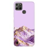 Realme Realme C21Y - C25Y ile Uyumlu Kılıf, Kristal Tepe Temalı Desenli, Darbe Emici Silikon