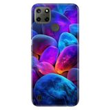 Realme Realme C21Y - C25Y ile Uyumlu Kılıf, Kutsal Taş Temalı Desenli, Darbe Emici Silikon