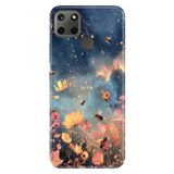 Realme Realme C21Y - C25Y ile Uyumlu Let it Be Temalı Desenli Darbe Emici Silikon Kılıf, Çok Renkli