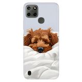 Realme Realme C21Y - C25Y ile Uyumlu My Dog Temalı Desenli Darbe Emici Silikon Kılıf, Çok Renkli