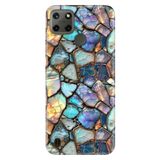 Realme Realme C21Y - C25Y ile Uyumlu Penn Glass Temalı Desenli Darbe Emici Silikon Kılıf, Çok Renkli