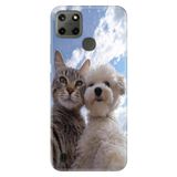 Realme Realme C21Y - C25Y ile Uyumlu Pet Friends Temalı Desenli Darbe Emici Silikon Kılıf
