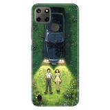 Realme Realme C21Y - C25Y ile Uyumlu Sen ve Ben Temalı Desenli Darbe Emici Silikon Kılıf, Çok Renkli
