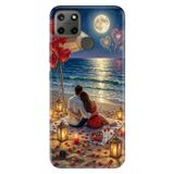Realme Realme C21Y - C25Y ile Uyumlu Silikon Kılıf, Benimle Evlenirmisin Temalı Desenli, Darbe Emici