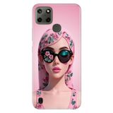 Realme Realme C21Y, C25Y ile Uyumlu Silikon Kılıf, Darbe Emici, Desenli, Çok Renkli