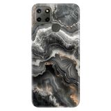 Realme Realme C21Y - C25Y ile Uyumlu Silikon Kılıf, Fem Mermer Temalı Desenli, Darbe Emici