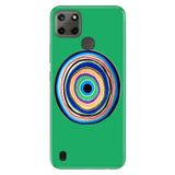 Realme Realme C21Y - C25Y ile Uyumlu Silikon Kılıf, Nazarlardan Korusun Temalı Desenli, Darbe Emici