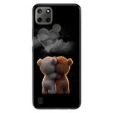 Realme Realme C21Y - C25Y ile Uyumlu Silikon Kılıf, Sonsuz Aşkımız Temalı Desenli, Darbe Emici, Çok Renkli