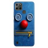 Realme Realme C21Y - C25Y ile Uyumlu Silikon Kılıf, Your Face 11 Temalı Desenli, Darbe Emici