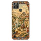Realme Realme C21Y ile Uyumlu C25Y Kılıf, Osmanlı 1453 Temalı Desenli, Silikon, Darbe Emici, Çok Renkli