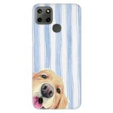 Realme Realme C21Y ile Uyumlu C25Y Kılıf, Summer Golden Temalı Desenli, Darbe Emici Silikon