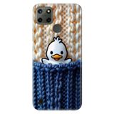 Realme Realme C21Y ile Uyumlu, Realme C25Y ile Uyumlu, Duck Duck Temalı Desenli, Darbe Emici Silikon Kılıf, Çok Renkli