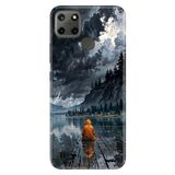 Realme Realme C21Y ve C25Y ile Uyumlu Ben ve Ben Temalı Desenli Darbe Emici Silikon Kılıf, Çok Renkli