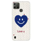 Realme Realme C25Y ile Uyumlu Kılıf, Love U Temalı Desenli, Darbe Emici Silikon
