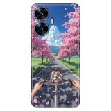 Realme Realme C55 ile Uyumlu Kılıf, Burda Yaşlanalım Temalı Desenli, Darbe Emici Silikon