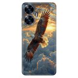 Realme Realme C55 ile Uyumlu Kılıf, Kartal 86 Temalı Desenli, Darbe Emici Silikon