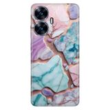 Realme Realme C55 ile Uyumlu Kılıf, Musse Marble Temalı Desenli, Darbe Emici Silikon