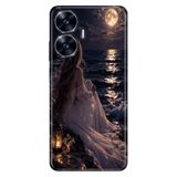 Realme Realme C55 ile Uyumlu Kılıf, Seni Beklerwen Temalı Desenli, Darbe Emici Silikon, Çok Renkli