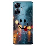 Realme Realme C55 ile Uyumlu Kılıf, Smile Rain Temalı Desenli, Darbe Emici Silikon