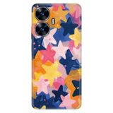 Realme Realme C55 ile Uyumlu Kılıf, Yıldızlar Ötesi Temalı Desenli, Darbe Emici Silikon