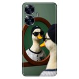 Realme Realme C55 ile Uyumlu Silikon Kılıf, Çok Tarzım Temalı Desenli, Darbe Emici