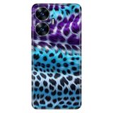 Realme Realme C55 ile Uyumlu Silikon Kılıf, Crocos Temalı Desenli, Darbe Emici, Çok Renkli