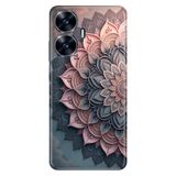 Realme Realme C55 ile Uyumlu Silikon Kılıf, Mandala Torin Temalı Desenli, Darbe Emici, Çok Renkli
