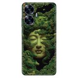 Realme Realme C55 ile Uyumlu Silikon Kılıf, Tapınak Temalı Desenli, Darbe Emici, Çok Renkli