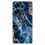 Realme Realme C55 ile Uyumlu Zagg Mermer Temalı Desenli Darbe Emici Silikon Kılıf, Çok Renkli