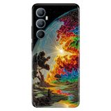 Realme Realme C65 ile Uyumlu Kılıf, Dünyamız Temalı Desenli, Darbe Emici Silikon