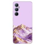 Realme Realme C65 ile Uyumlu Kılıf, Kristal Tepe Temalı Desenli, Darbe Emici Silikon