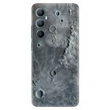 Realme Realme C65 ile Uyumlu Kılıf, Moon HD Temalı Desenli, Darbe Emici Silikon