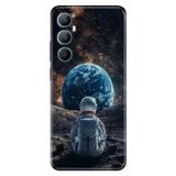 Realme Realme C65 ile Uyumlu Silikon Kılıf, Astronot2050 Temalı Desenli, Darbe Emici