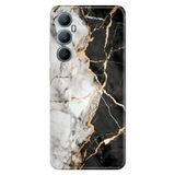 Realme Realme C65 ile Uyumlu Silikon Kılıf, Batı Mermer Temalı Desenli, Darbe Emici