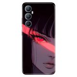 Realme Realme C65 ile Uyumlu Silikon Kılıf, Beauty Anime Temalı Desenli, Darbe Emici, Çok Renkli