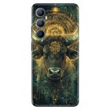 Realme Realme C65 ile Uyumlu Silikon Kılıf, Boğa Burcu Temalı Desenli, Darbe Emici, Çok Renkli