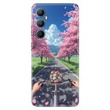 Realme Realme C65 ile Uyumlu Silikon Kılıf, Burda Yaşlanalım Temalı Desenli, Darbe Emici, Çok Renkli
