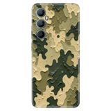 Realme Realme C65 ile Uyumlu Silikon Kılıf, Kamuflaj 7811 Temalı Desenli, Darbe Emici