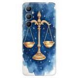 Realme Realme C65 ile Uyumlu Silikon Kılıf, Terazi Burcu Temalı, Darbe Emici, Çok Renkli
