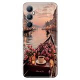 Realme Realme C65 ile Uyumlu Silikon Kılıf, Venedik Temalı Desenli, Darbe Emici, Çok Renkli
