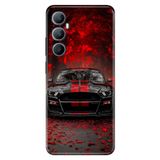 Realme Realme C65 ile Uyumlu Silikon Kılıf, Yakışıklı Araba Temalı Desenli, Darbe Emici, Çok Renkli