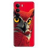 Realme Realme C75 ile Uyumlu Baykuş5050 Temalı Desenli Darbe Emici Silikon Kılıf