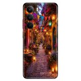 Realme Realme C75 ile Uyumlu Hayal Sokağı Temalı Desenli Darbe Emici Silikon Kılıf, Çok Renkli