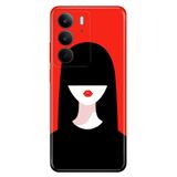 Realme Realme C75 ile Uyumlu Kılıf, Ekol Kız Temalı Desenli, Darbe Emici Silikon
