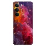 Realme Realme C75 ile Uyumlu Kılıf, Işıklı Gökyüzü Temalı Desenli, Darbe Emici Silikon