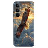 Realme Realme C75 ile Uyumlu Kılıf, Kartal 86 Temalı Desenli, Darbe Emici Silikon