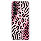 Realme Realme C75 ile Uyumlu Kılıf, London Leopard Temalı Desenli, Darbe Emici Silikon