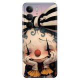 Realme Realme C75 ile Uyumlu Kılıf, Palyaço Temalı Desenli, Darbe Emici Silikon