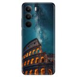 Realme Realme C75 ile Uyumlu Kılıf, Roma Şehri Temalı Desenli, Darbe Emici Silikon